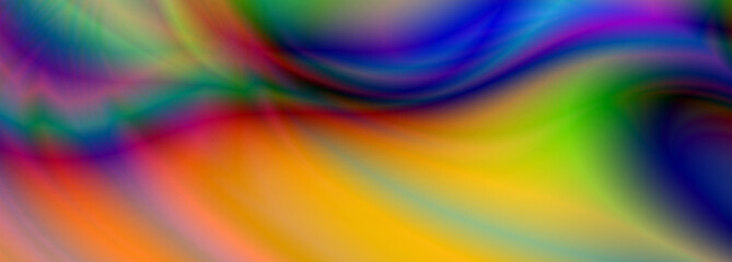 Obraz premium waves effect abstract futuristic background, Trendy iridescent abstract neon web multi color wave aesthetic surreal wavy pattern, BANNER, POSTER, WALLPAPER