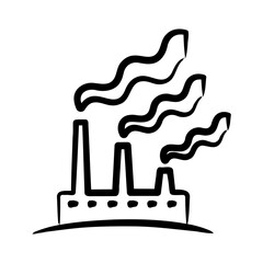 Polluted Atmosphere Icon