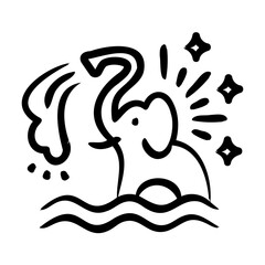 Songkran Thai Water Festival Icon