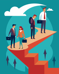 The number of available jobs continues to shrink leaving many workers without a stable source of income.. Vector illustration