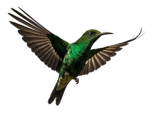 hummingbird in flight