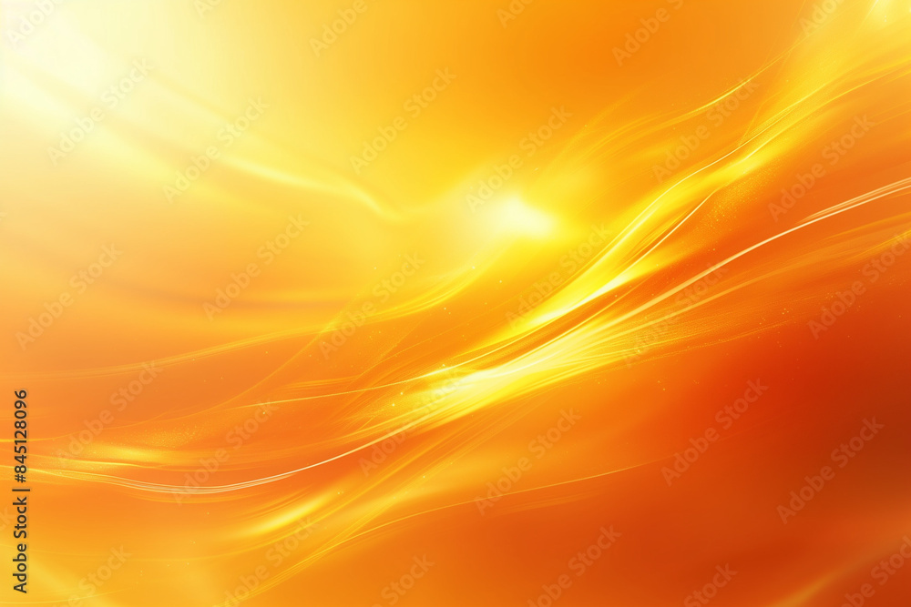 Aufkleber abstract empty graphic background of orange yellow and gold color with a gradient from lighting effe
