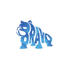 Bravo Bullies logo icon vector template.eps