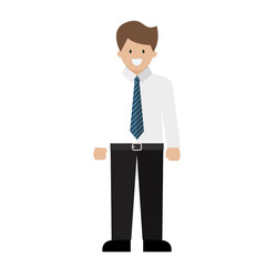 People character in flat style