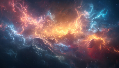 Obraz premium space background