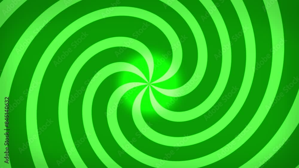 Poster spiral twirling 2d shape line animation optical illusion hypnotic kaleidoscope circular motion graph