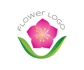 Flower logo icon design template elements. Usable for Branding and Business Logos.
