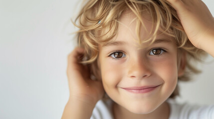 Fototapeta premium portrait of a smiling child