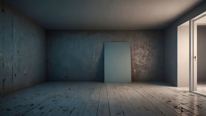 background  of empty room with wall 