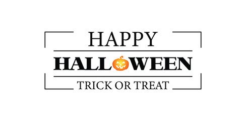 Spooky Chic Halloween Text Illustration Design