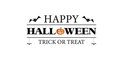 Trick or Text Fashionable Halloween Design