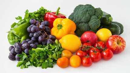 fruits and vegetables and nutritious food 4k wallpaper