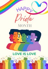 Happy Pride Month Poster Design