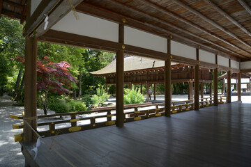 上賀茂神社　橋殿と土屋　京都市北区