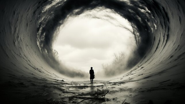 Hurricane chaos  a disastrous storm of and turmoil causing widespread havoc