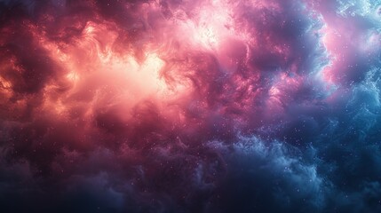 Obraz premium Tranquil Tones: Blue and Pink Gradient for Digital Artistry