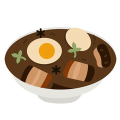 Thai sweet pork soup