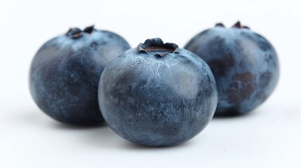 Obraz premium Blueberry isolated white background