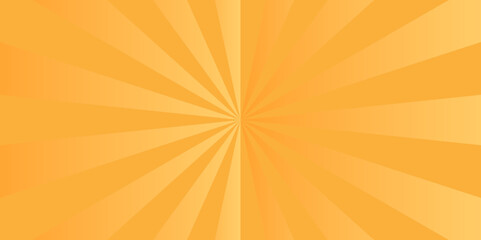 Abstract orange vector summer ray sunburst hot sunrise wallpaper background
