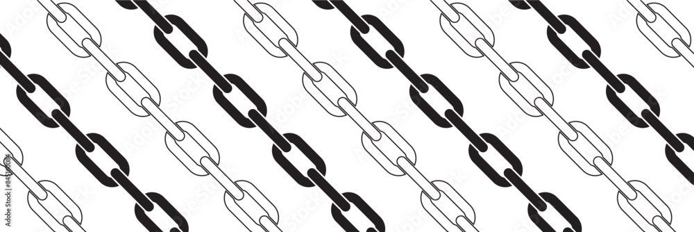 Poster chain icon vector isolated. vector connection concept. chain solid icon. set of chain vector signs o