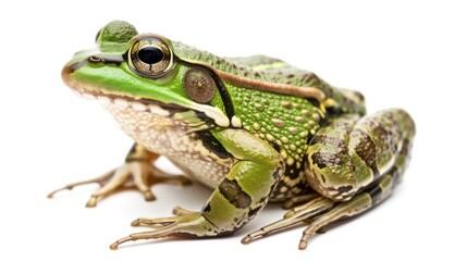 Fototapeta premium Frog isolated white background