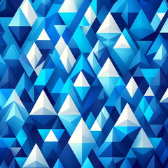 青い三角形の壁紙