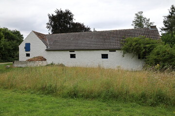 Obraz premium Ein Blick auf die historische Altstadt von Wachtendonk am Niederrhein in Nordrhein-Westfalen 