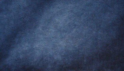 Fototapeta premium Handmade paper with a aged, rough, grainy, distressed texture in earthy blue tones with visible fibers, art rustic backgrounds.