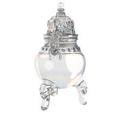 3d rendering model with glass texture