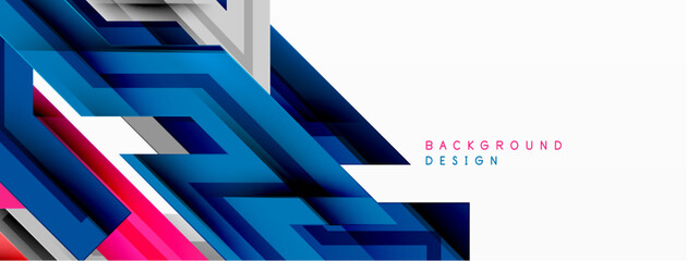 Dynamic lines geometric background. Vector Illustration For Wallpaper, Banner, Background, Card, Book Illustration, landing page
