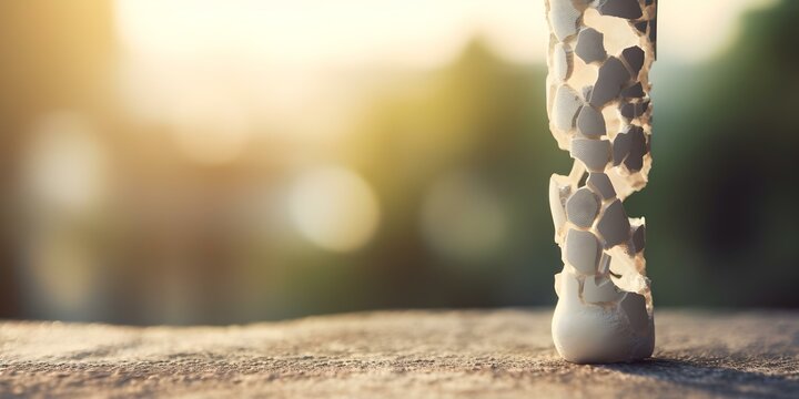 Osteoporosis causes bone fractures height loss due to decreased bone density. Concept Osteoporosis, Bone Fractures, Height Loss, Decreased Bone Density