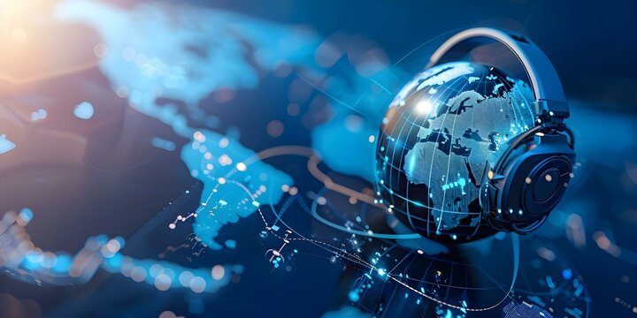 IT support experts troubleshoot issues and provide timely solutions for global businesses. Concept Global IT Support, Troubleshooting Solutions, Expert Assistance, Timely Resolutions