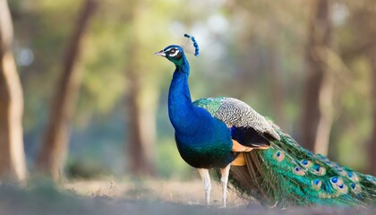 peacock on beautiful nature