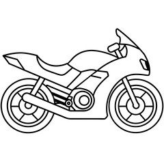 Futuristic motorcycle clean design - Vector design and illustration - Digital vector - Latest vector - Premium Victor