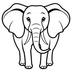 Elephant cartoon illustration - Vector design and illustration - Digital vector - Latest vector - Premium Victor