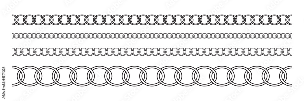Aufkleber chain icon vector isolated. vector connection concept. chain solid icon. set of chain vector signs o