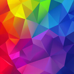 Obraz premium rainbow background with vibrant colors. rainbow waves abstract colorful background.