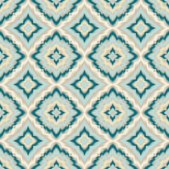 Seamless Ikat ethnic traditional Textile pattern geometric abstract folklore ornament Tribal ethnic illustration background design for print, clothing, scarf