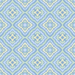 Seamless Ikat ethnic traditional Textile pattern geometric abstract folklore ornament Tribal ethnic illustration background design for print, clothing, scarf