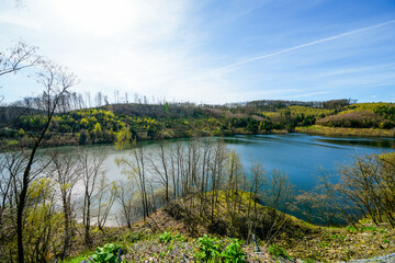 Nature at the Hasper Dam near Hagen in the Ruhr area.
