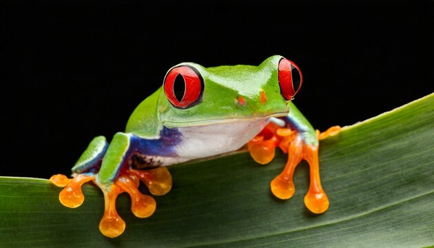 red eyed tree frog