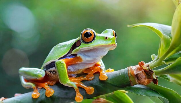 red eyed tree frog