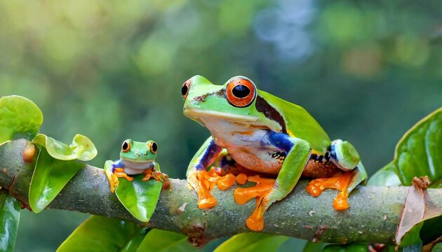 red eyed tree frog