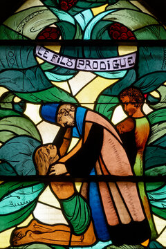 Parable of the prodigal son. Parabole du fils prodigue. Annecy - France