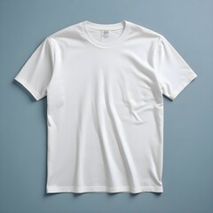 Blank white t-shirt mockup