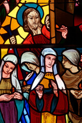 Parable of the wise virgins.. Parabole des vierges sages. Annecy - France