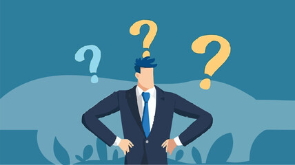 Regret on business mistake, frustration or depressed, stupidity or foolish losing all money, stressed and anxiety on failure concept