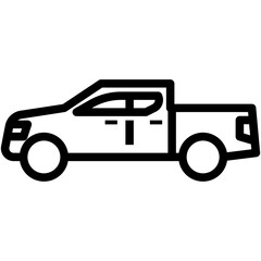 double cabin car icon