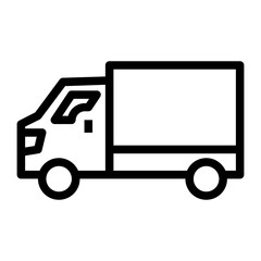 Fototapeta premium truck delivery icon