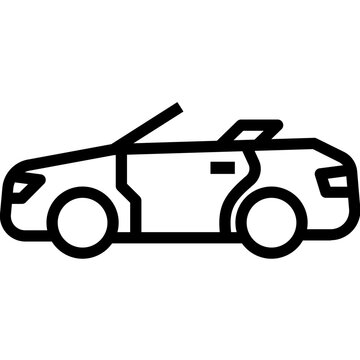 recommend clip art: convertible car icon